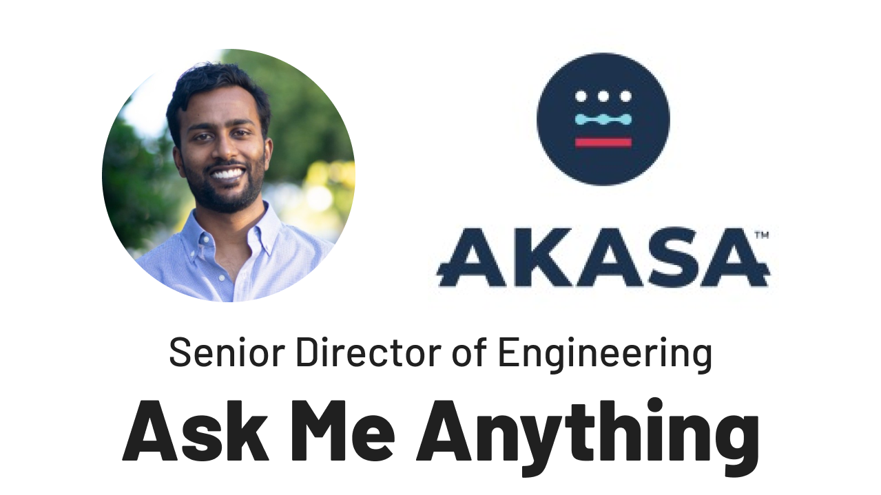 Ask Me Anything (AMA) with a Senior Eng Director - Sanjay Siddhanti