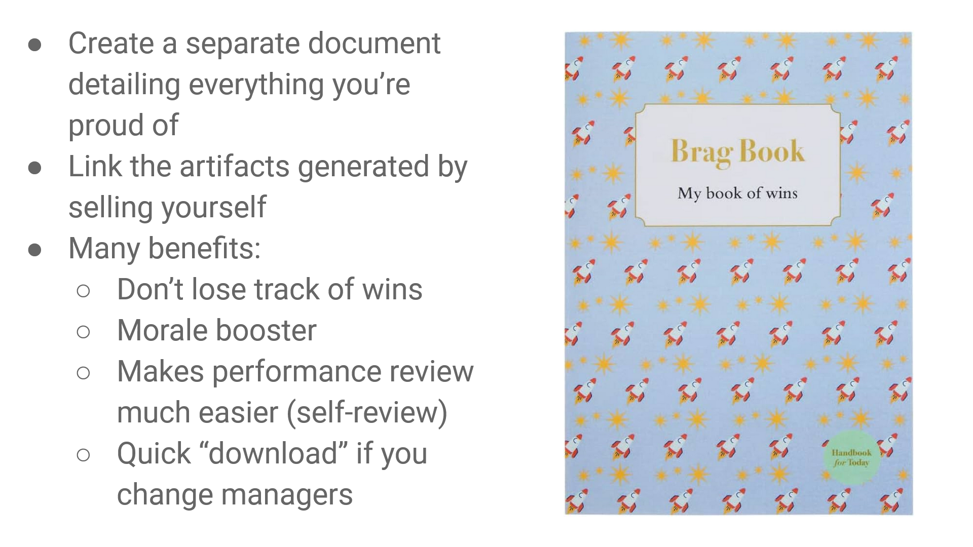 Nail Your Promotion As A Software Engineer [Part 24] - Brag Journal